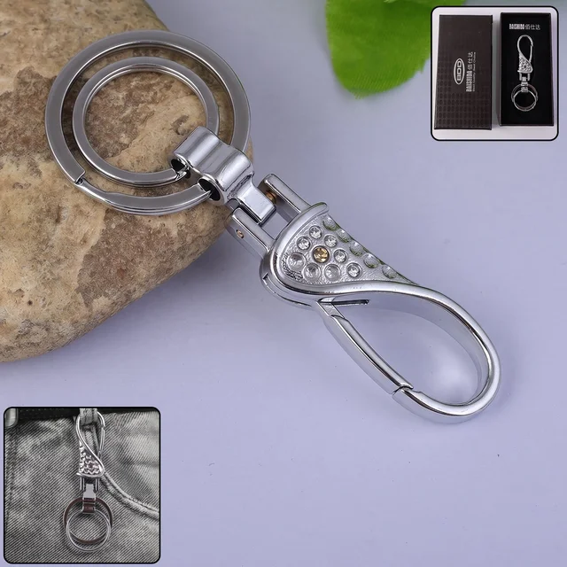 Heavy Duty Metal Key Holder – Durable with Swivel Hook for Everyday Use