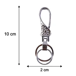 Heavy Duty Metal Key Holder – Durable with Swivel Hook for Everyday Use