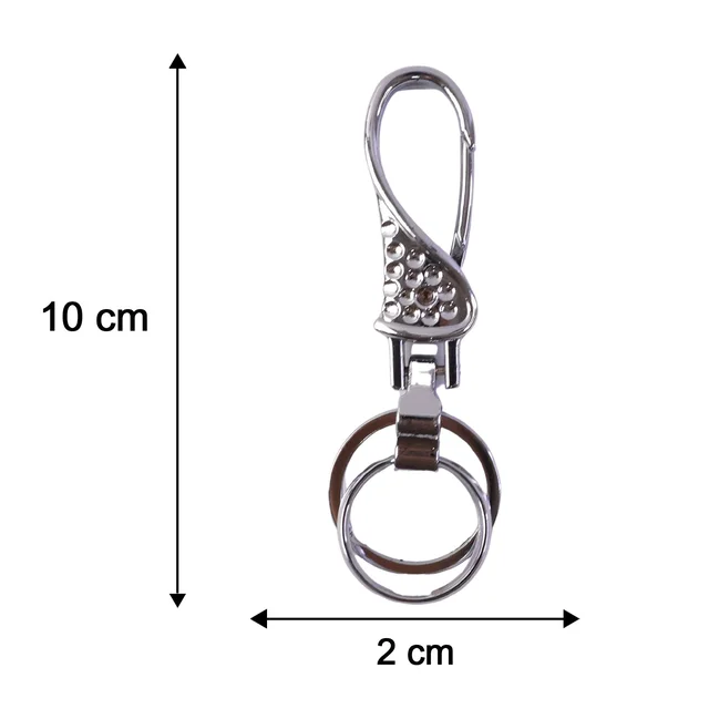 Heavy Duty Metal Key Holder – Durable with Swivel Hook for Everyday Use
