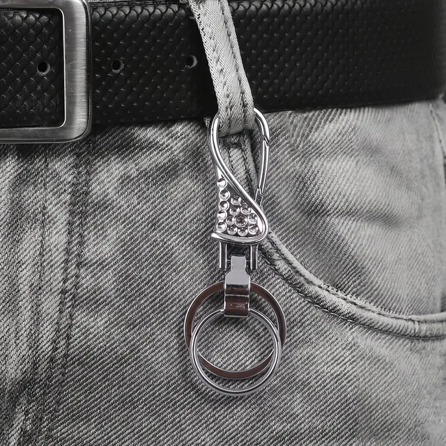 Heavy Duty Metal Key Holder – Durable with Swivel Hook for Everyday Use