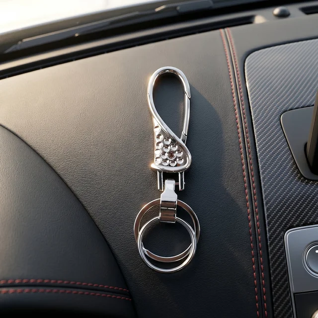 Heavy Duty Metal Key Holder – Durable with Swivel Hook for Everyday Use