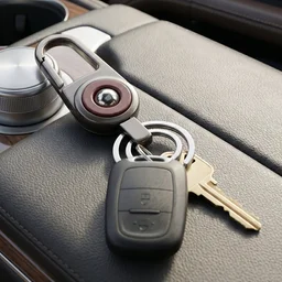 Heavy Duty Metal Key Holder – Secure Clipping & Dual Rings