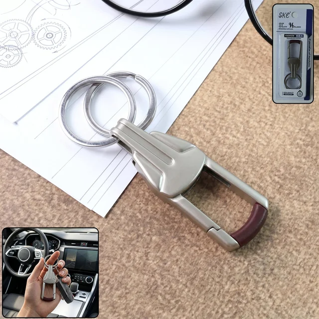 Heavy Duty Metal Key Holder – Secure & Durable Carabiner Clip