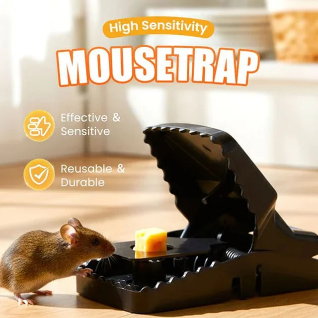 Heavy Duty Mouse Trap – Effective Rodent Catcher for Home & Office