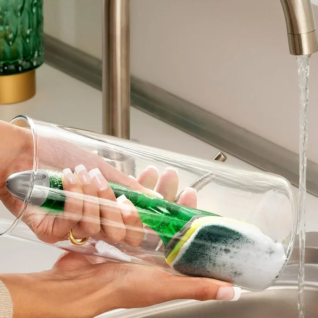 Heavy Duty Soap Dispensing Dishwand – Convenient Kitchen Cleaning