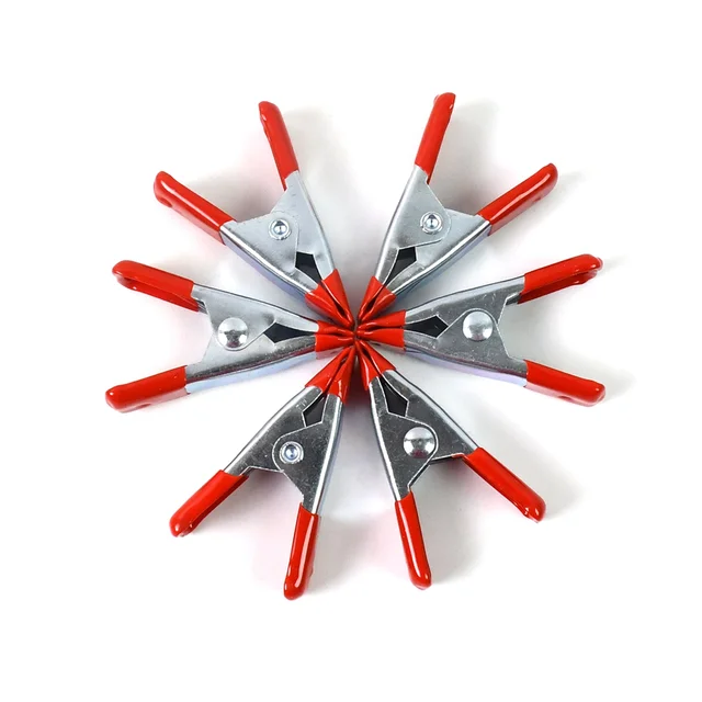 Heavy Duty Spring Clamps – 2 Inch Metal 6-Pack | BathNova