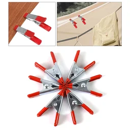 Heavy Duty Spring Clamps – 2 Inch Metal 6-Pack | BathNova