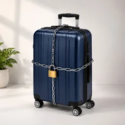 Heavy Duty Steel Luggage Lock Chain – 67 Inch Anti-Theft Travel Security