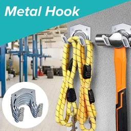 Heavy Duty Tool Hanger Hooks – 5-Pack Garage Storage | GlimmerHome