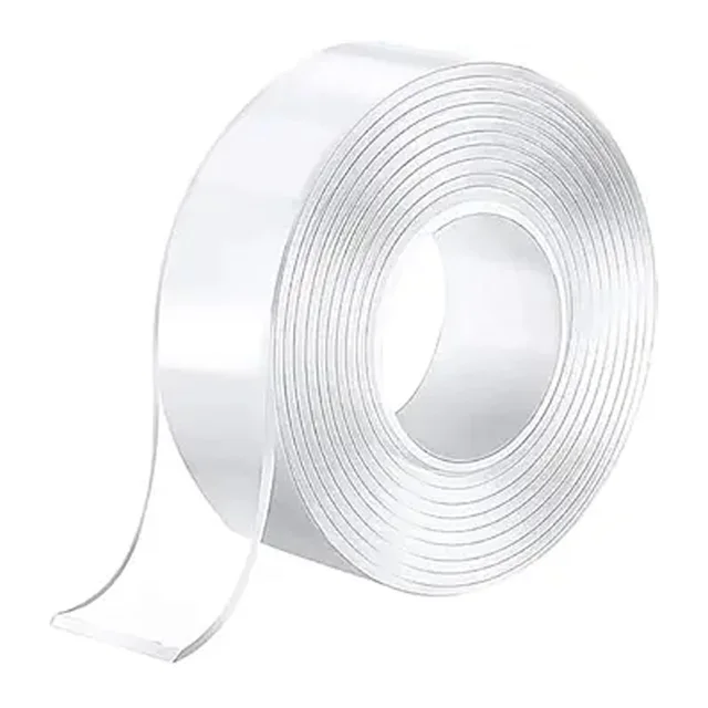 Heavy Duty Transparent Nano Adhesive Tape – Reusable & Strong Grip