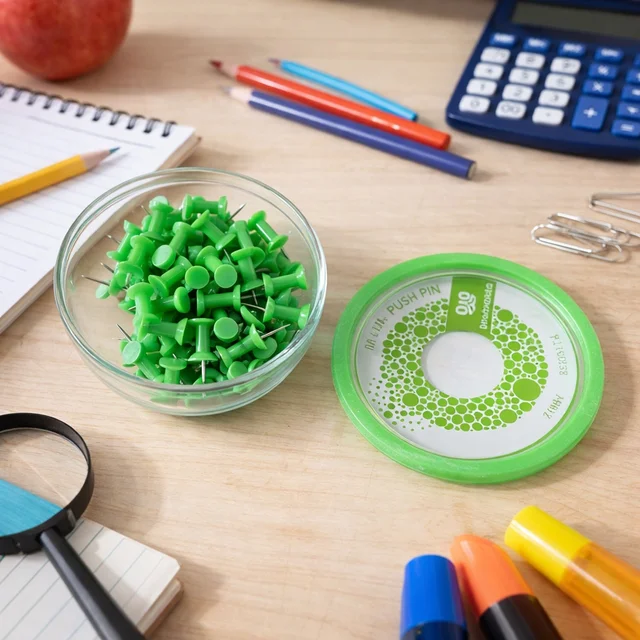 Heavy-Duty Plastic Push Pins – Reliable for Office & Home Use