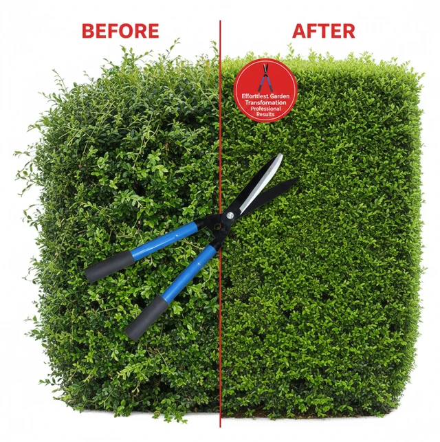 Hedge Shear – Adjustable Comfort Grip for Garden Pruning | PillowTrek