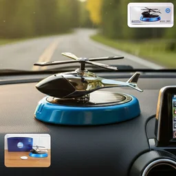 Helicopter Car Air Freshener – Stylish Rotating Dashboard Perfume