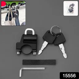 Helmet Lock for Motorcycles – Heavy-Duty Handlebar Security