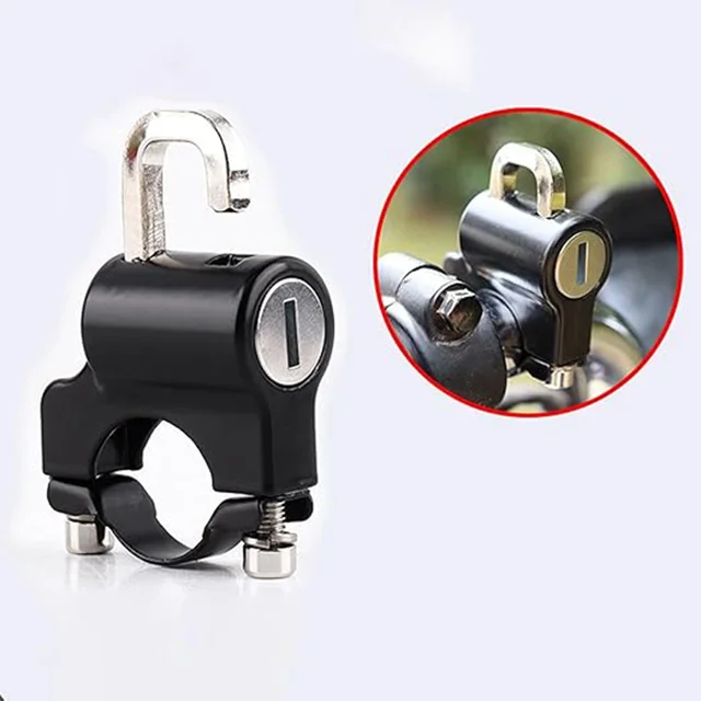Helmet Lock for Motorcycles – Heavy-Duty Handlebar Security