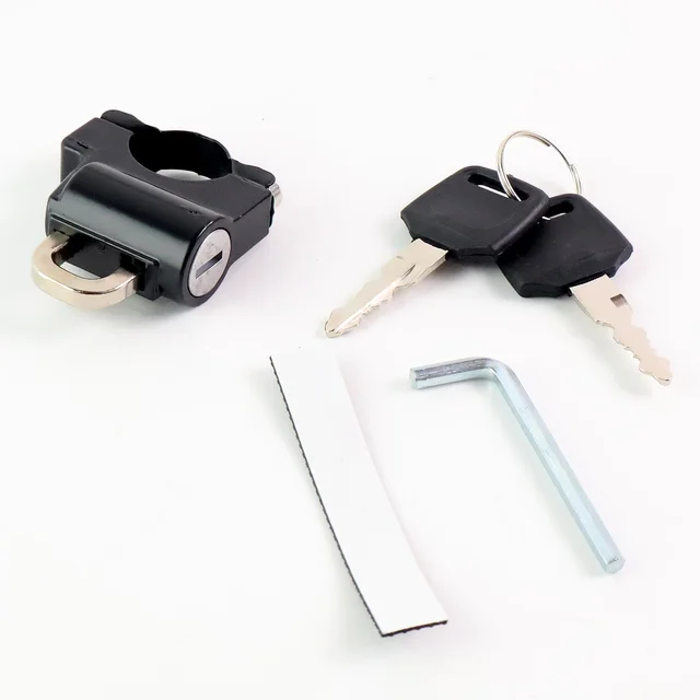 Helmet Lock for Motorcycles – Heavy-Duty Handlebar Security