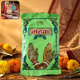 Herbal Mehndi Powder – Natural Henna for Rich Body Art (80g)