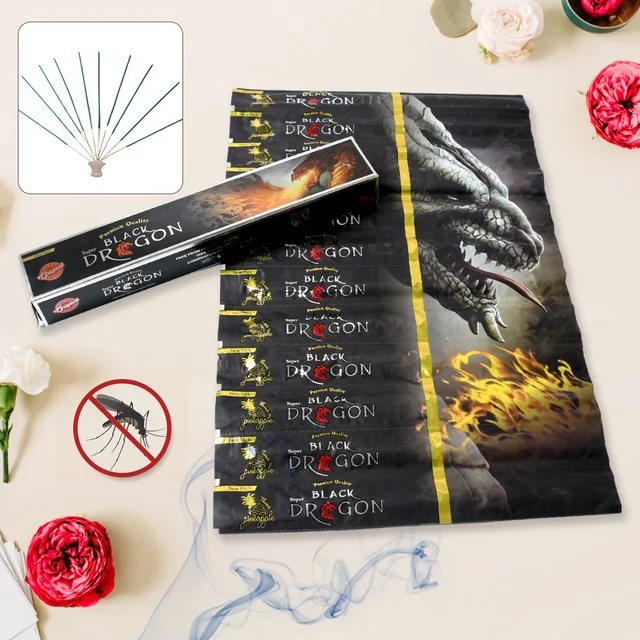 Herbal Mosquito Agarbatti – 120 Natural Sticks | FlyTamer
