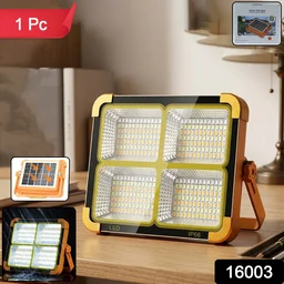 High Power Solar LED Flood Light – Rechargeable Outdoor Security