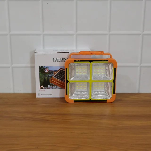 High Power Solar LED Flood Light – Rechargeable Outdoor Security