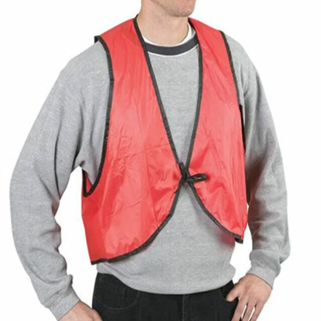 High Visibility Safety Vest – Soft PVC, Tie Closure | FlexArmor