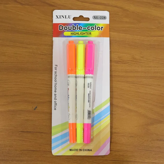 Highlighter Marker Pens – Vibrant Dual Tip for Notes & Drawing
