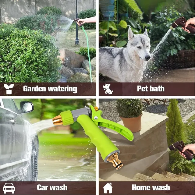 High-Pressure Water Spray Nozzle – Zinc Alloy | Grow Garden Tools