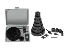 Hole Saw Drill Bit Set – 16 Pcs HSS Wood & Metal | BoltForce