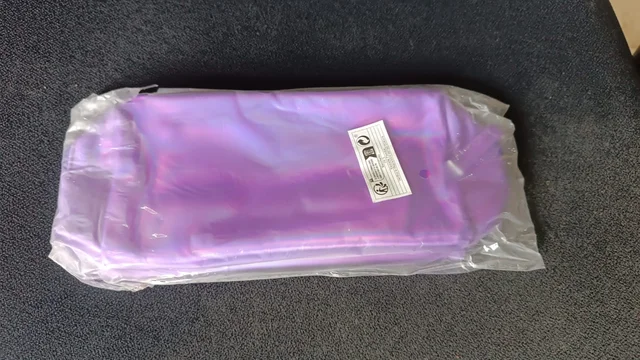 Holographic Waterproof Travel Cosmetic Pouch – Stylish & Durable