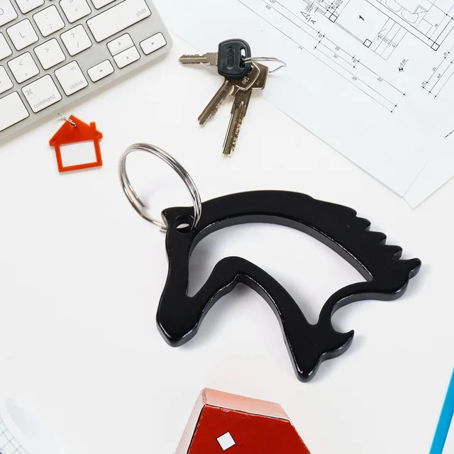 Horse Face Keychain – Durable Metal Equestrian Accessory | Styleva