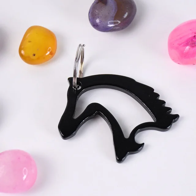 Horse Face Keychain – Durable Metal Equestrian Accessory | Styleva