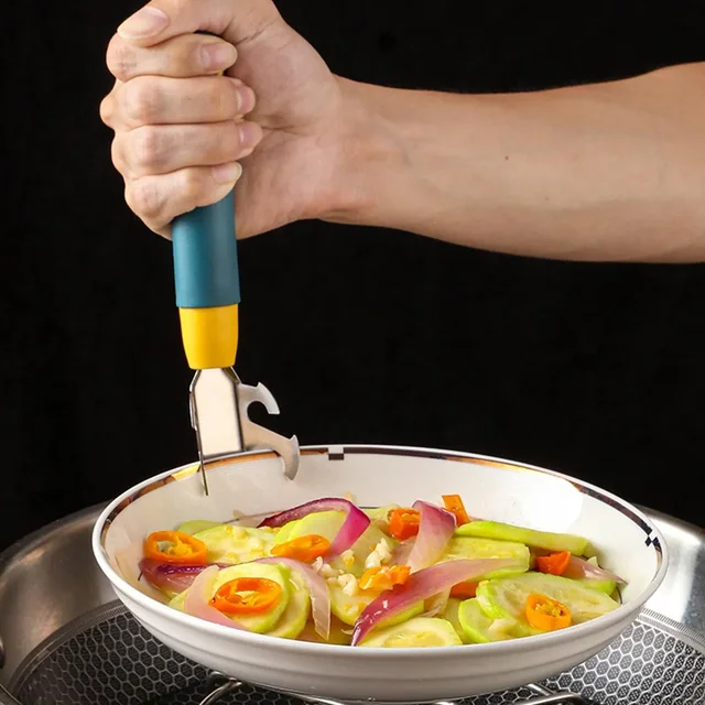 Hot Pot Gripper – Stainless Steel Pan Lifter with Ergonomic Handle