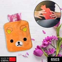 Hot Water Bag for Pain Relief, Soft Cover & Portable Design
