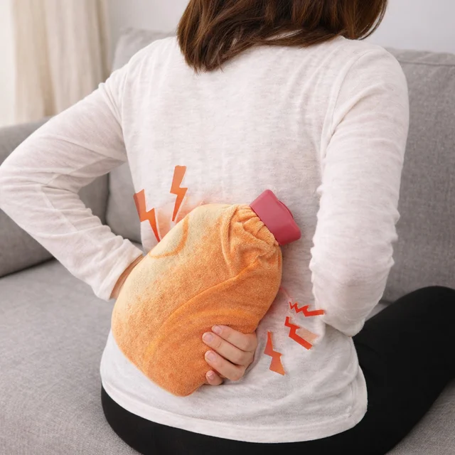 Hot Water Bag – Reusable Pain Relief with Soft Fabric Cover