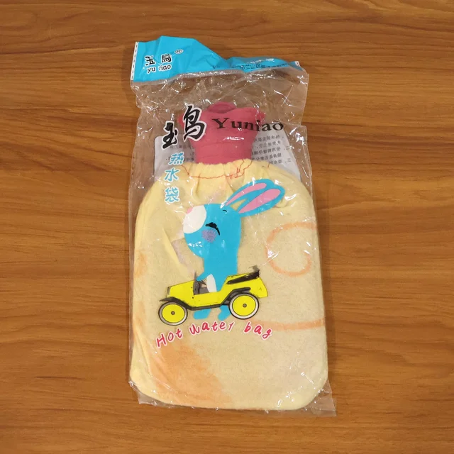 Hot Water Bag – Reusable Pain Relief with Soft Fabric Cover