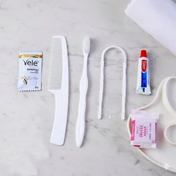 Hotel Guest Toiletry Kit – Complete 6-in-1 Travel & Hygiene Set