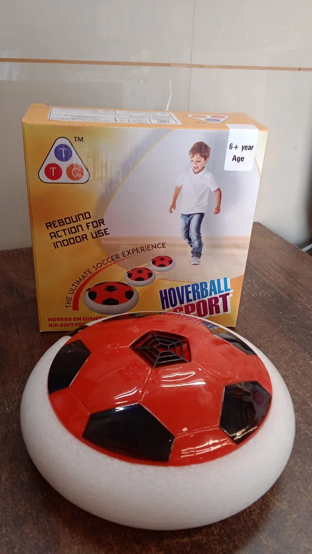 Hover Soccer Ball Toy – Safe Indoor Play with Foam Bumper