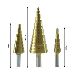 HSS Steel Step Drill Bit Set – Titanium Coated 4-32mm | BoltForce