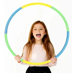 Hula Hoop Exercise Ring – Interlocking, Adjustable Fitness | FitFuzion