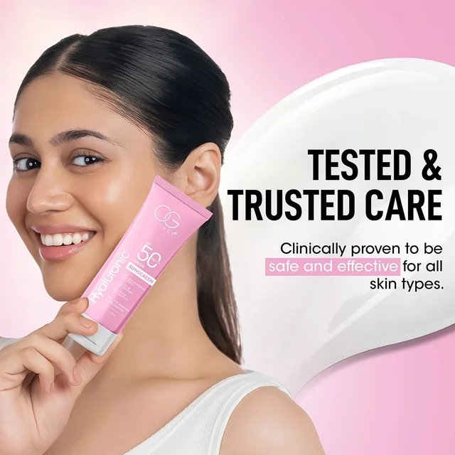 Hyaluronic Sunscreen SPF 50 – Lightweight Hydrating Sun Protection