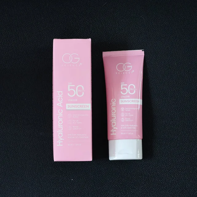Hyaluronic Sunscreen SPF 50 – Lightweight Hydrating Sun Protection