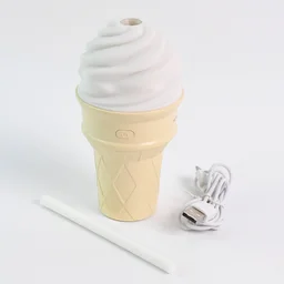 Ice Cream Cone Humidifier – Portable Air Freshener with LED