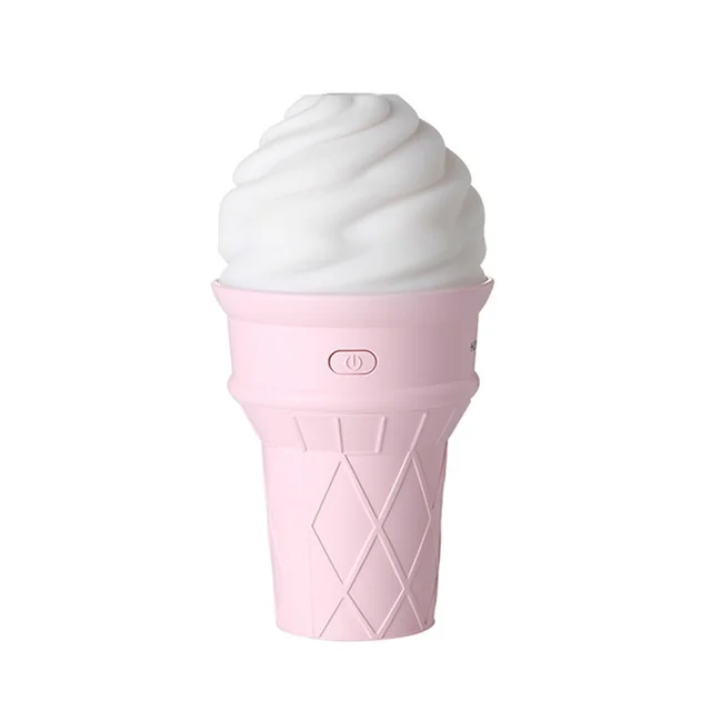 Ice Cream LED Humidifier – Portable Air Moisturizer & Fragrance Diffuser