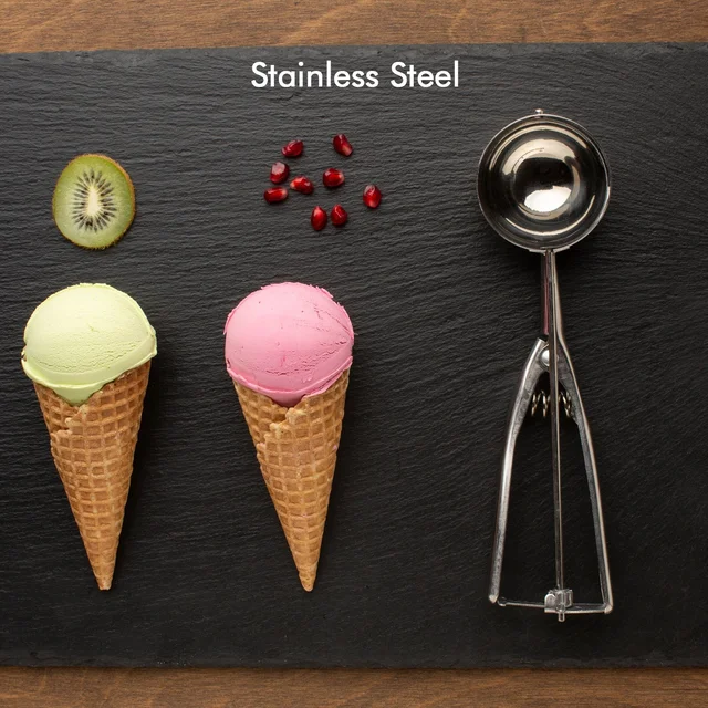Ice Cream Scoop – Stainless Steel Easy Release Tool | Indo Glow