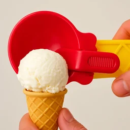 Ice Cream Scooper with Trigger Handle – Easy Melon & Sorbet Serving