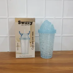 Ice Cream Swirl Sipper Bottle – Stylish 500ML Reusable Tumbler