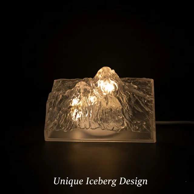 Iceberg Night Light – Flameless LED Decor for Home | Indo Glow