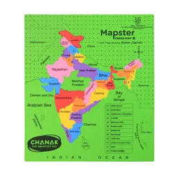 India Map Puzzle – Educational EVA Foam Game for Kids