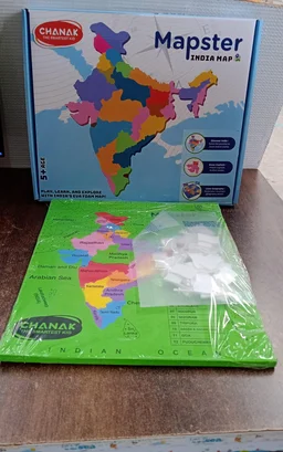 India Map Puzzle – Educational EVA Foam Game for Kids