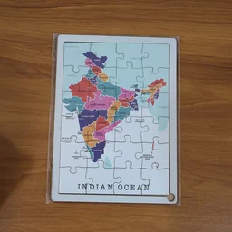 India Map Puzzle – Educational Wooden Toy for Kids 3+ Years